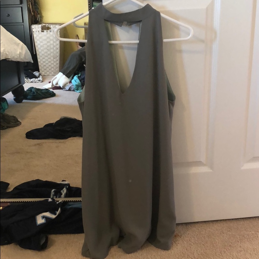 Light army green fancy dress!